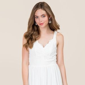 White Lace A-Line Dress (Francesca's)